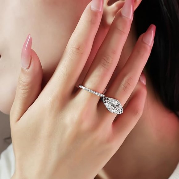 Neiman Marcus Jewelry - Neiman Marcus Cameido 2CT Moissanite "Moonlight" Ring